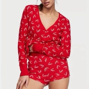 Victoria’s Secret ‘Love’ Thermal Short Pajama Set